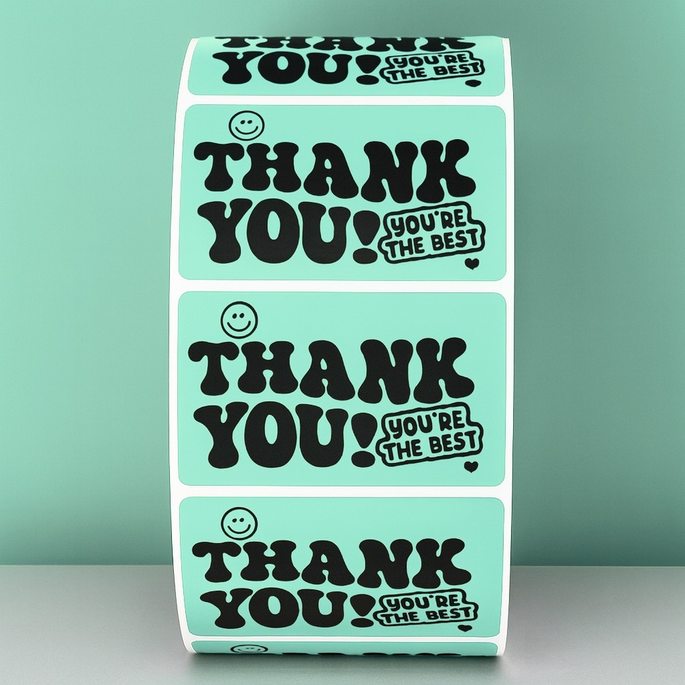 Thank You You’re The Best Stickers – Cute Packaging Labels for Small Business 2" - Picture 4 of 11